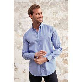 Classic Fit Long Sleeve Buttoned Collar Shirt