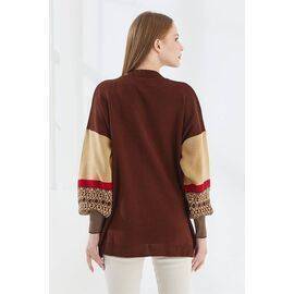 Ethnic Patterned Knitwear Tunic