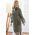 Women's Trench Coat with Strip Detail