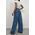 Women's Double Belt High Waist Jeans