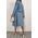 Women's Tassel Detail Denim Trench Coat