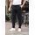 Jogger Cut Waist Elastic Flexible Lycra Silimfit Fabric Trousers