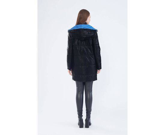 Women's Quilted Coat with Colorful Inner Lining (Kaban)