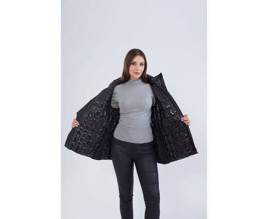 Women's Shiny Large Size Quilted Coat (Mont)