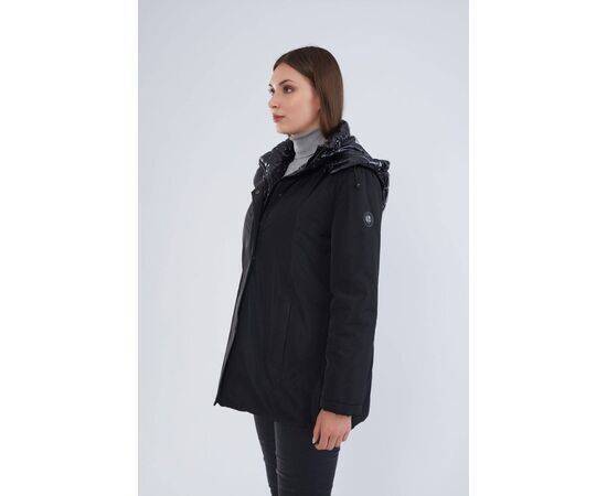 Women's Shiny Large Size Quilted Coat (Mont)