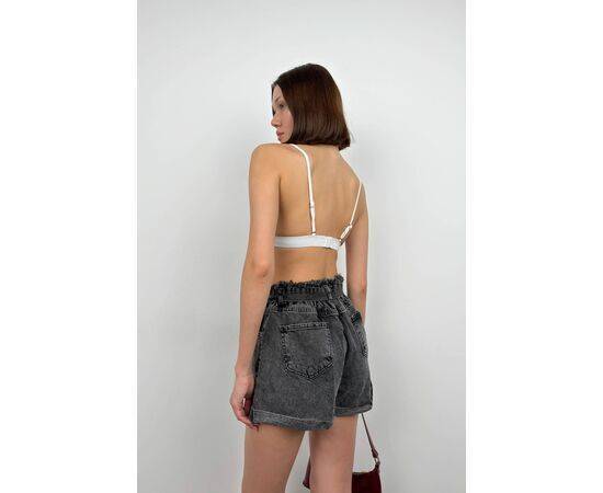 Women's Belted Waist Denim Shorts