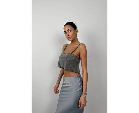 Women's Stone Detailed Crop Top