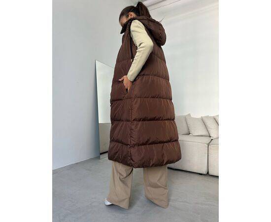 Women's Hooded Maxi Vest