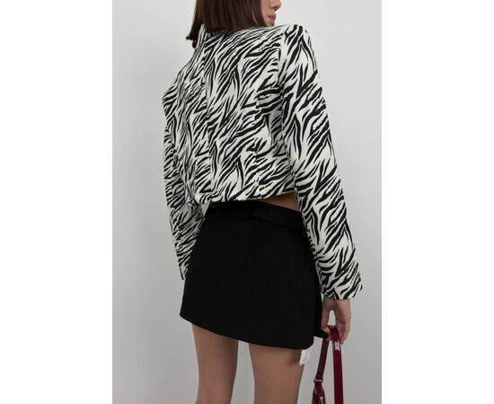 Women's Patterned Crop Jacket