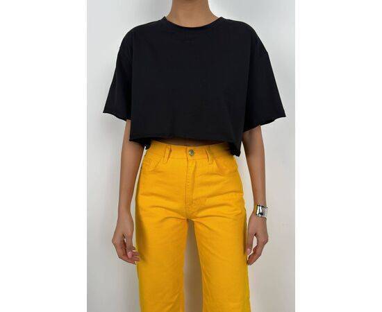 Women's Oversize Basic Crop T-Shirt