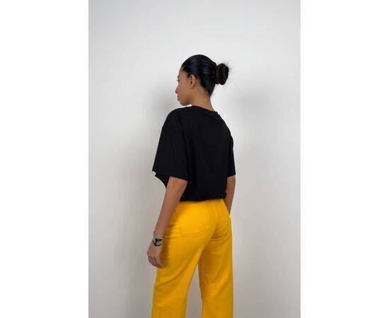 Women's Oversize Basic Crop T-Shirt