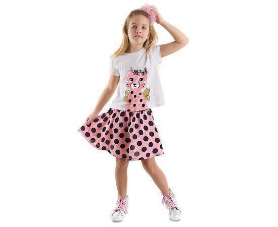 Girl's T-shirt&Skirt Set