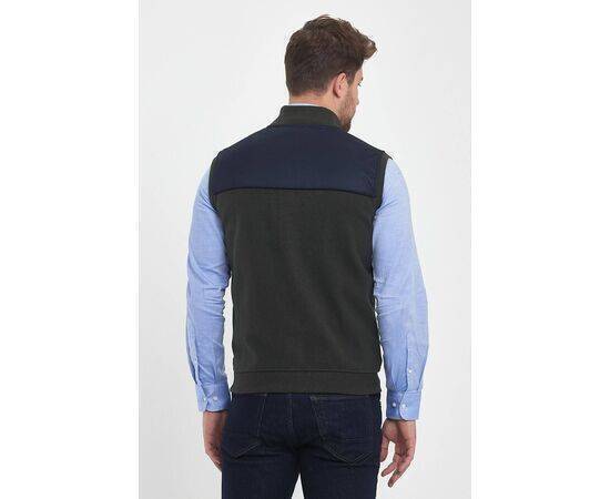 High Collar Vest with Zipper