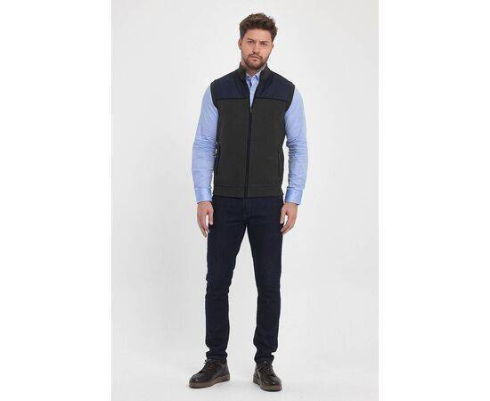 High Collar Vest with Zipper