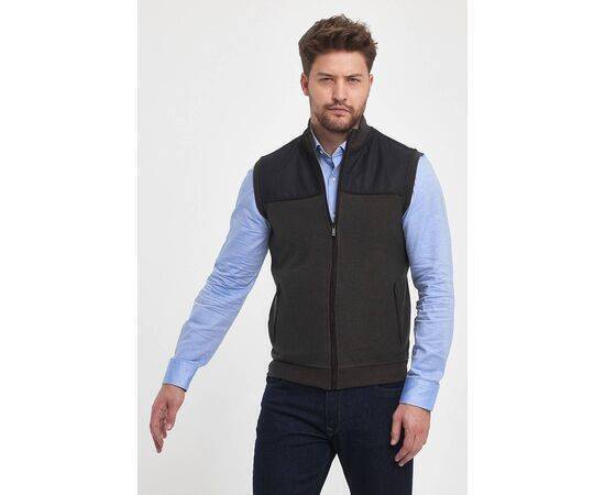 High Collar Vest with Zipper