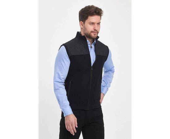 High Collar Vest with Zipper