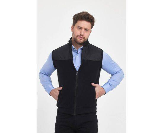 High Collar Vest with Zipper