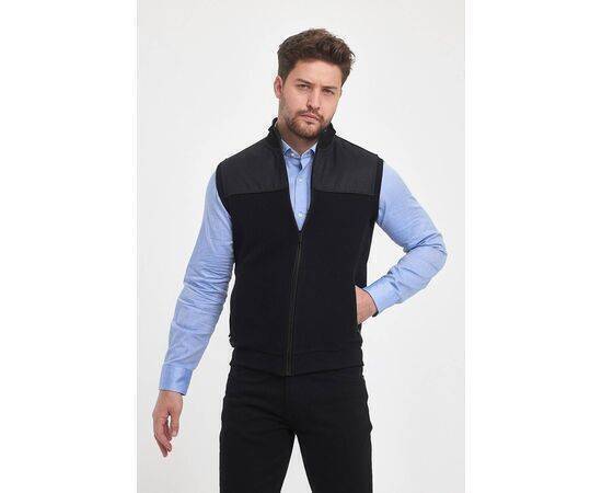 High Collar Vest with Zipper