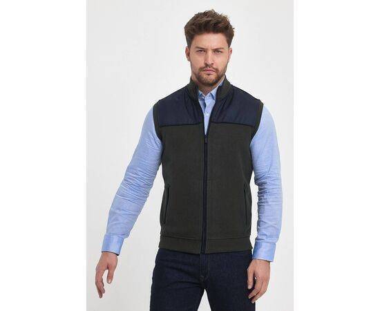 High Collar Vest with Zipper