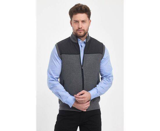 High Collar Vest with Zipper