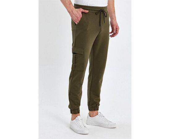 Jogger Trousers with Elastic Legs & Side Pocket