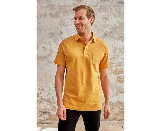 Polo Neck Short Sleeve T-Shirt with Pocket