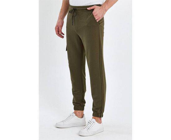 Jogger Trousers with Elastic Legs & Side Pocket