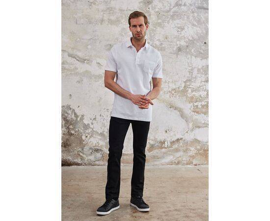 Polo Neck Short Sleeve T-Shirt with Pocket