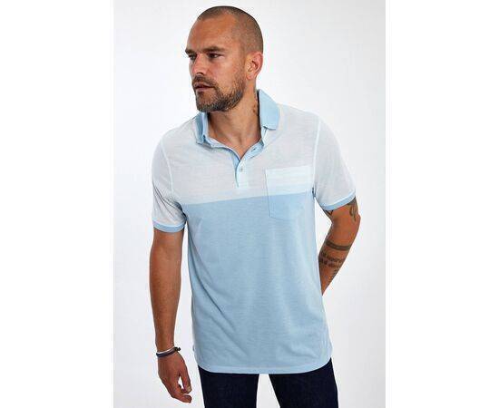 Polo Neck Short Sleeve T-shirt with Pocket