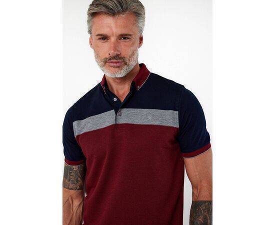 Polo Neck Short Sleeve T-Shirt with No Pockets