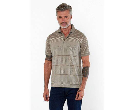 Polo Collar Short Sleeve T-Shirt with Pockets