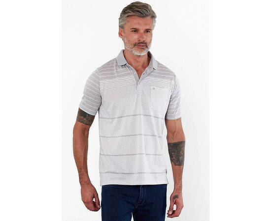 Polo Collar Short Sleeve T-Shirt with Pockets