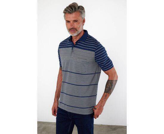 Polo Collar Short Sleeve T-Shirt with Pockets