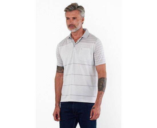 Polo Collar Short Sleeve T-Shirt with Pockets