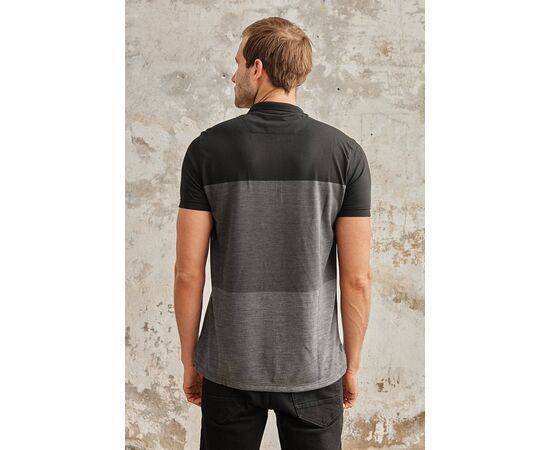 Zippered Polo Neck Short Sleeve T-Shirt