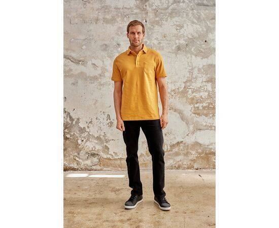 Polo Neck Short Sleeve T-Shirt with Pocket