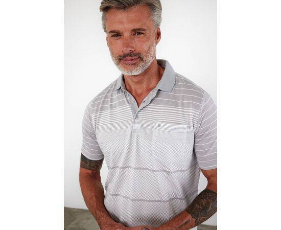 Polo Collar Short Sleeve T-Shirt with Pockets