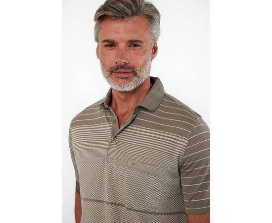 Polo Collar Short Sleeve T-Shirt with Pockets