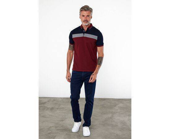 Polo Neck Short Sleeve T-Shirt with No Pockets