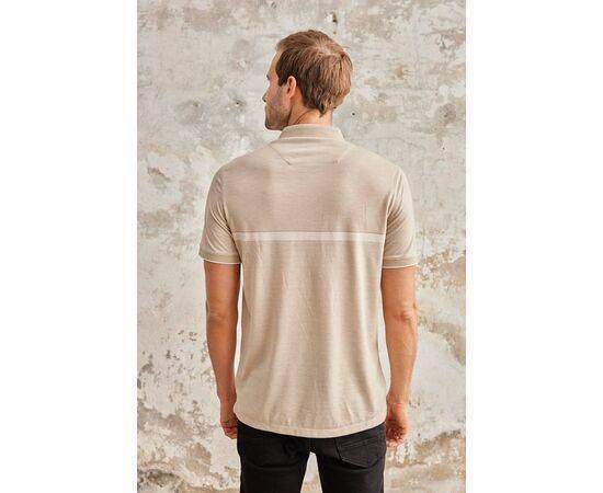 Striped Polo Neck Short Sleeve T-Shirt