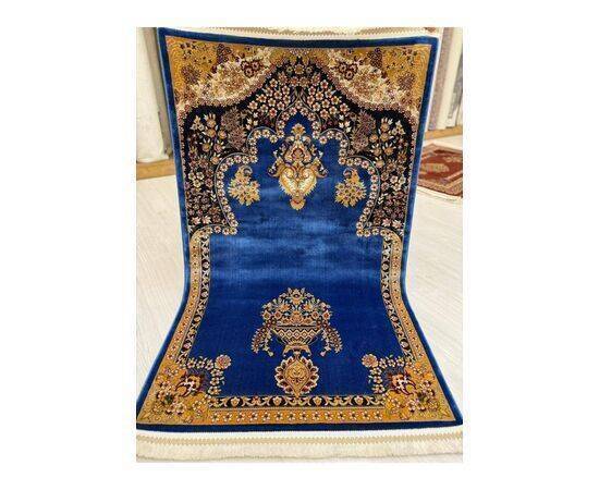 MEVLANA BAZAAR PETRA MOTIF PRAYER RUG BLUE