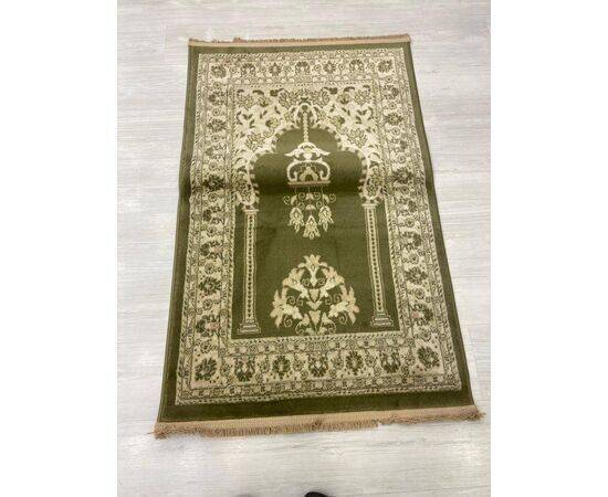 Mevlana Bazaar Oman Motif Wool Prayer Rug Brown [CLONE] [CLONE]