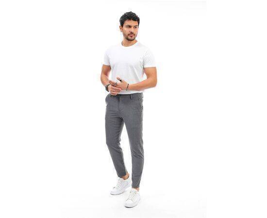 Straight Cut Flexible Lycra Ankle Length Fabric Trousers