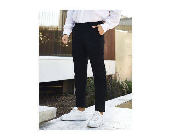 Straight Cut Flexible Lycra Ankle Length Fabric Trousers