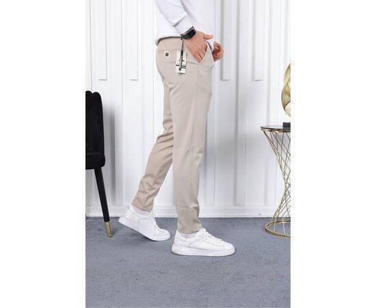 Seasonal Slim Fit Lycra Fabric Trousers