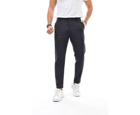 Straight Cut Flexible Lycra Ankle Length Fabric Trousers