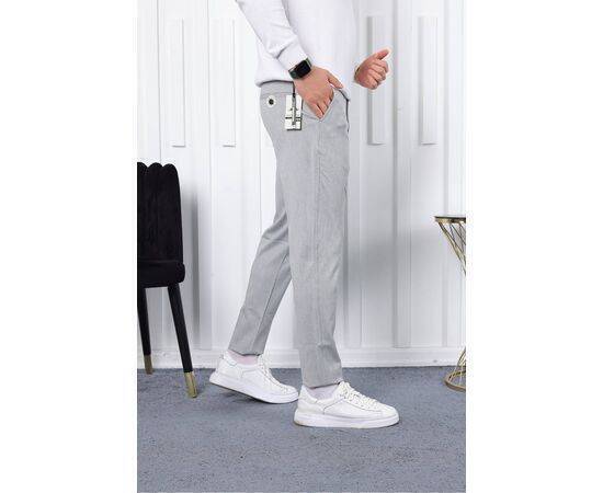 Seasonal Slim Fit Lycra Fabric Trousers