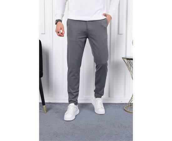 Seasonal Slim Fit Lycra Fabric Trousers