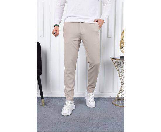 Seasonal Slim Fit Lycra Fabric Trousers