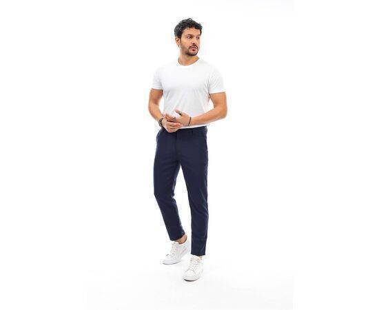 Straight Cut Flexible Lycra Ankle Length Fabric Trousers